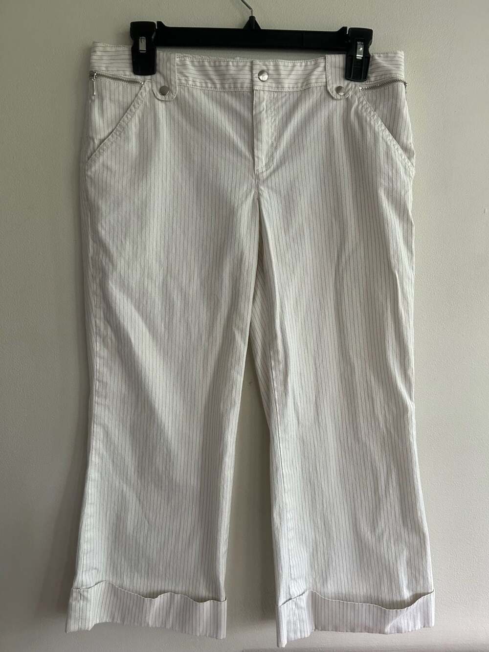 Banana Republic Martin Fit Stretch Pinstripe Pants - Picture 3 of 8